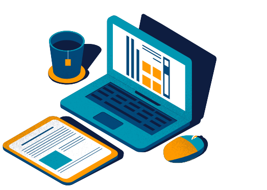 Laptop illustration